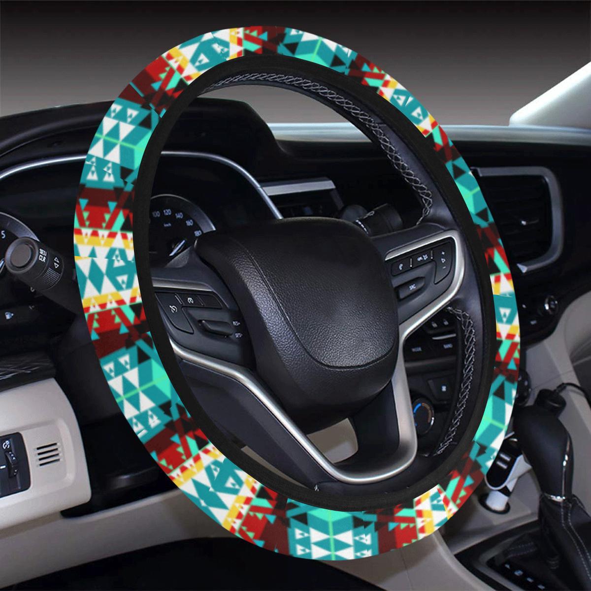 Writing on Stone Wheel Steering Wheel Cover with Elastic Edge Steering Wheel Cover with Elastic Edge e-joyer