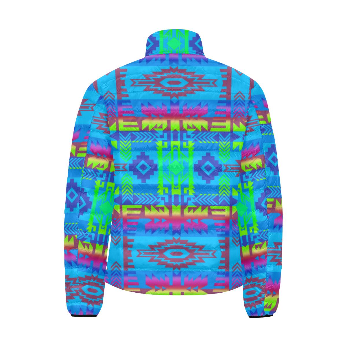 Young Journey Men's Stand Collar Padded Jacket (Model H41) Men's Stand Collar Padded Jacket (H41) e-joyer