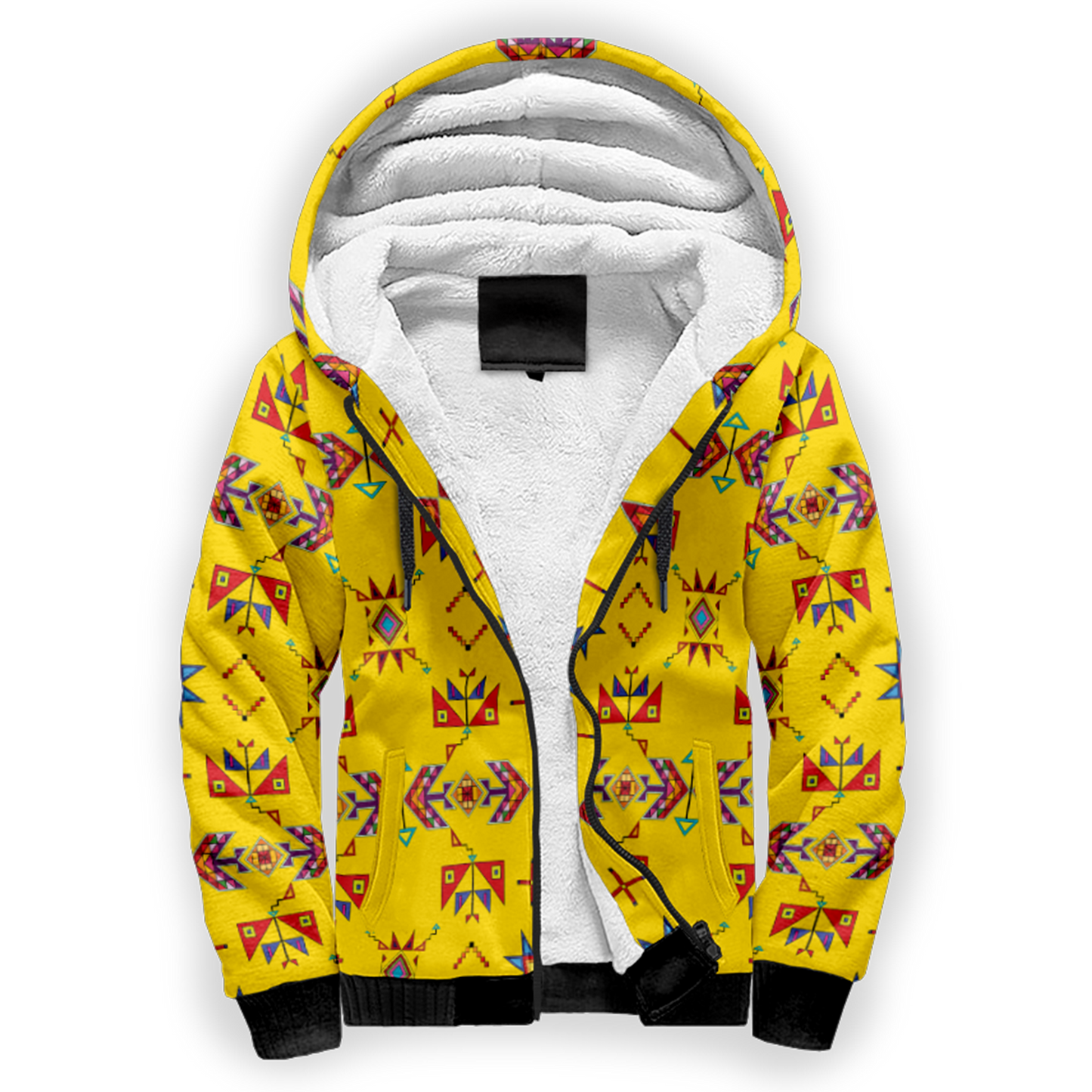 Scattered Generations Maize Sherpa Hoodie