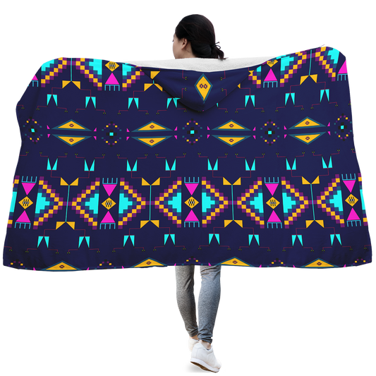 Rite of Passage Prairie Night Hooded Blanket