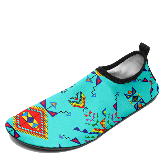 Buffalo Jump Turquoise Sockamoccs