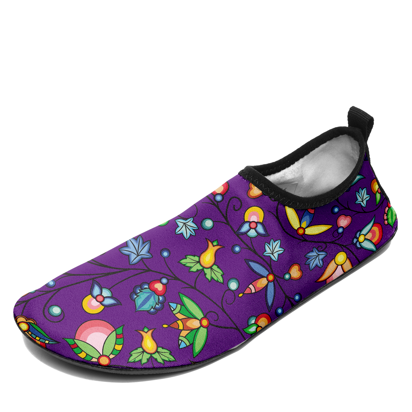 Prairie Plains Spirit Midnight Purple Kid's Sockamoccs Slip On Shoes