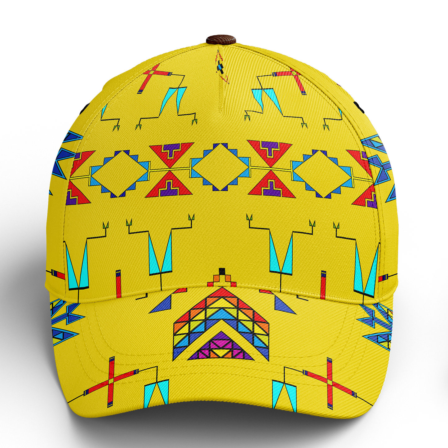 Rainy Chief Rainbow Yellow Snapback Hat