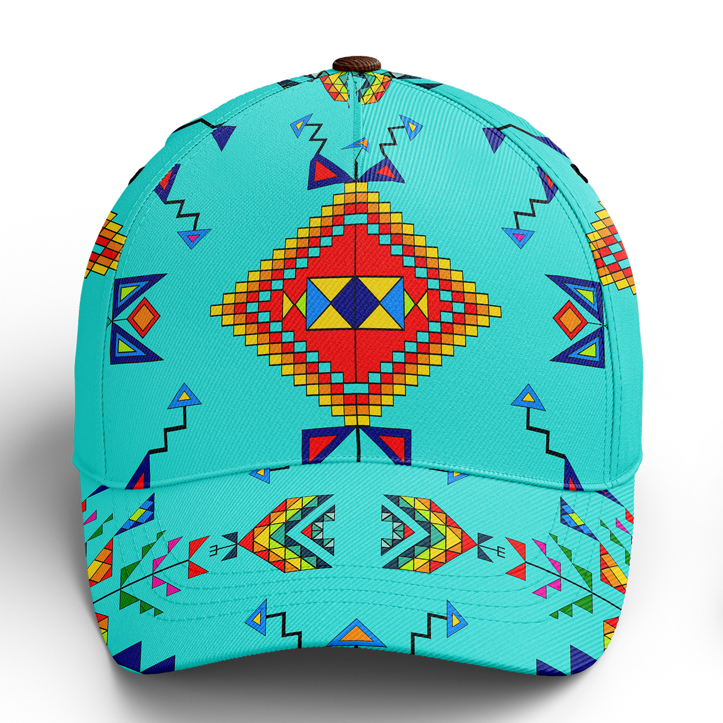 Buffalo Jump Turquoise Snapback Hat