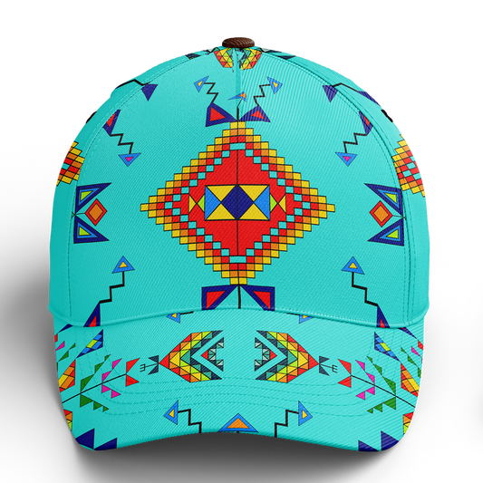 Buffalo Jump Turquoise Snapback Hat