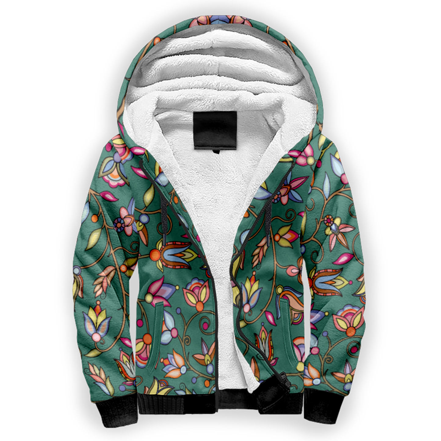 Buffalo Bloom Pond Reflection Sherpa Hoodie