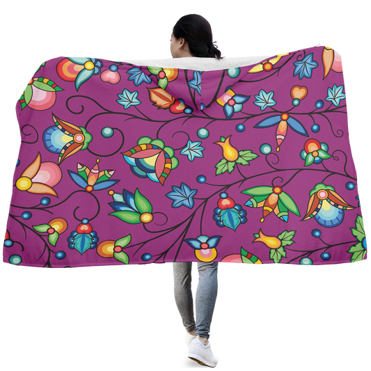 Prairie Plains Spirit Berry Soup Hooded Blanket