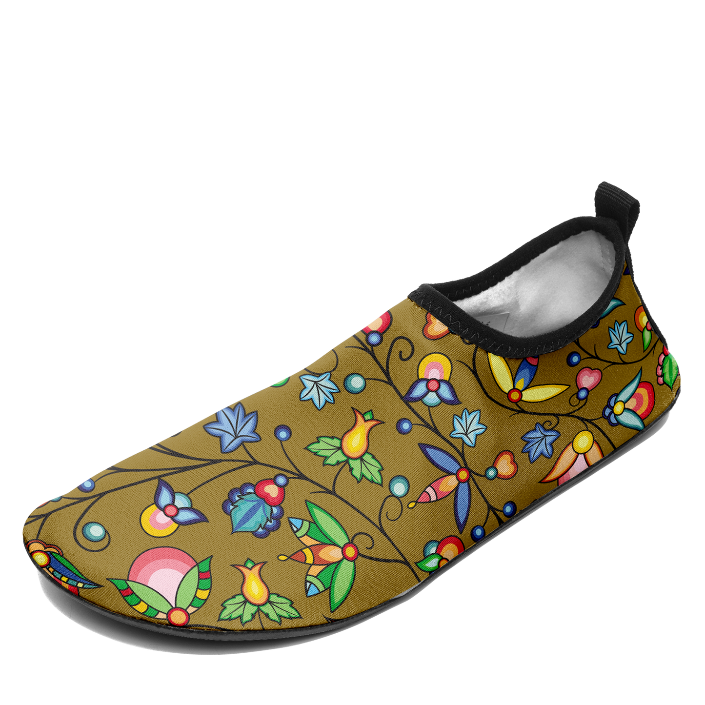 Prairie Plains Spirit Fall Leaves Kid's Sockamoccs Slip On Shoes