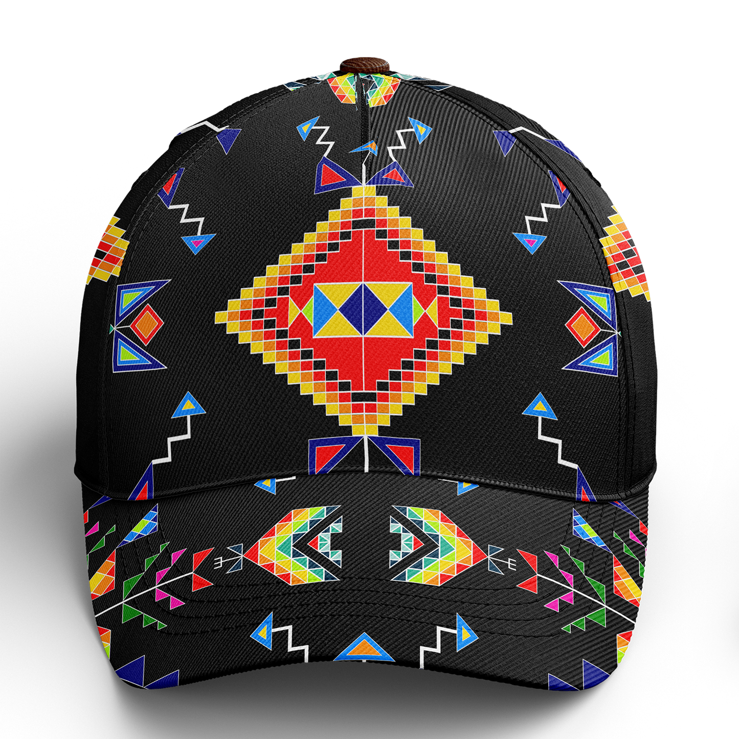 Buffalo Jump Black Snapback Hat