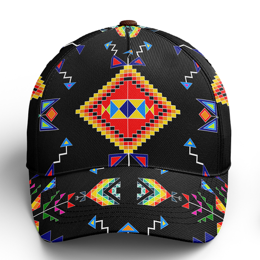 Buffalo Jump Black Snapback Hat