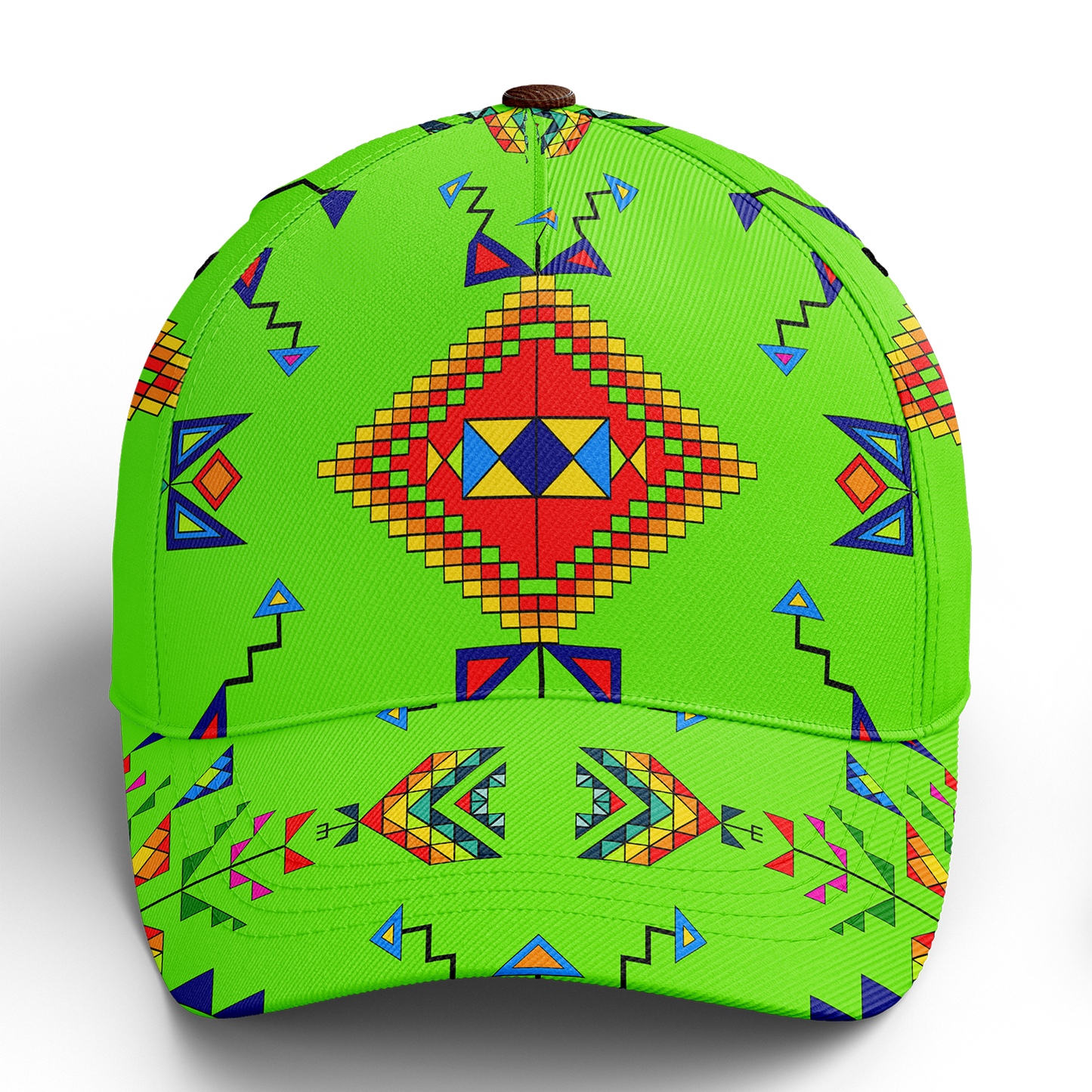 Buffalo Jump Neon Green Snapback Hat