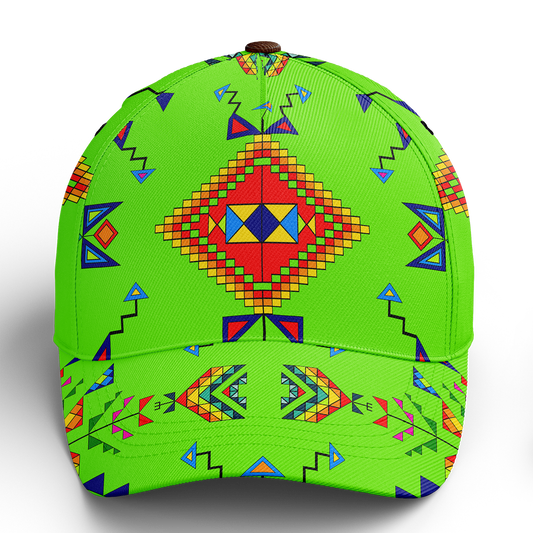 Buffalo Jump Neon Green Snapback Hat