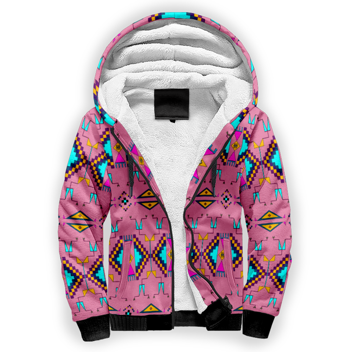 Rite of Passage Pink Sherpa Hoodie