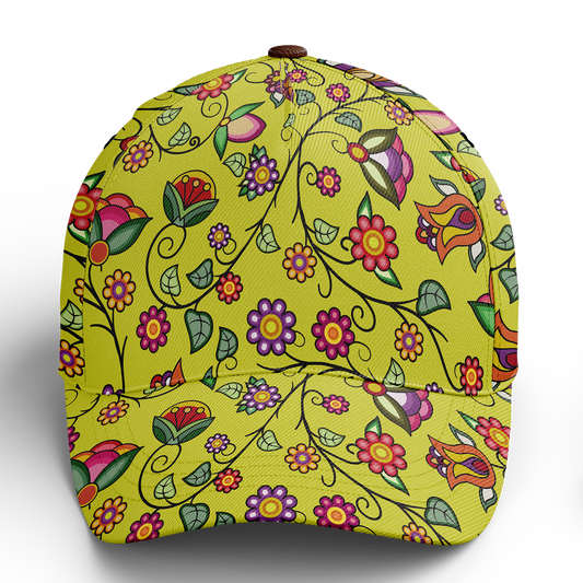 Heartbeat Petals Yellow Snapback Hat