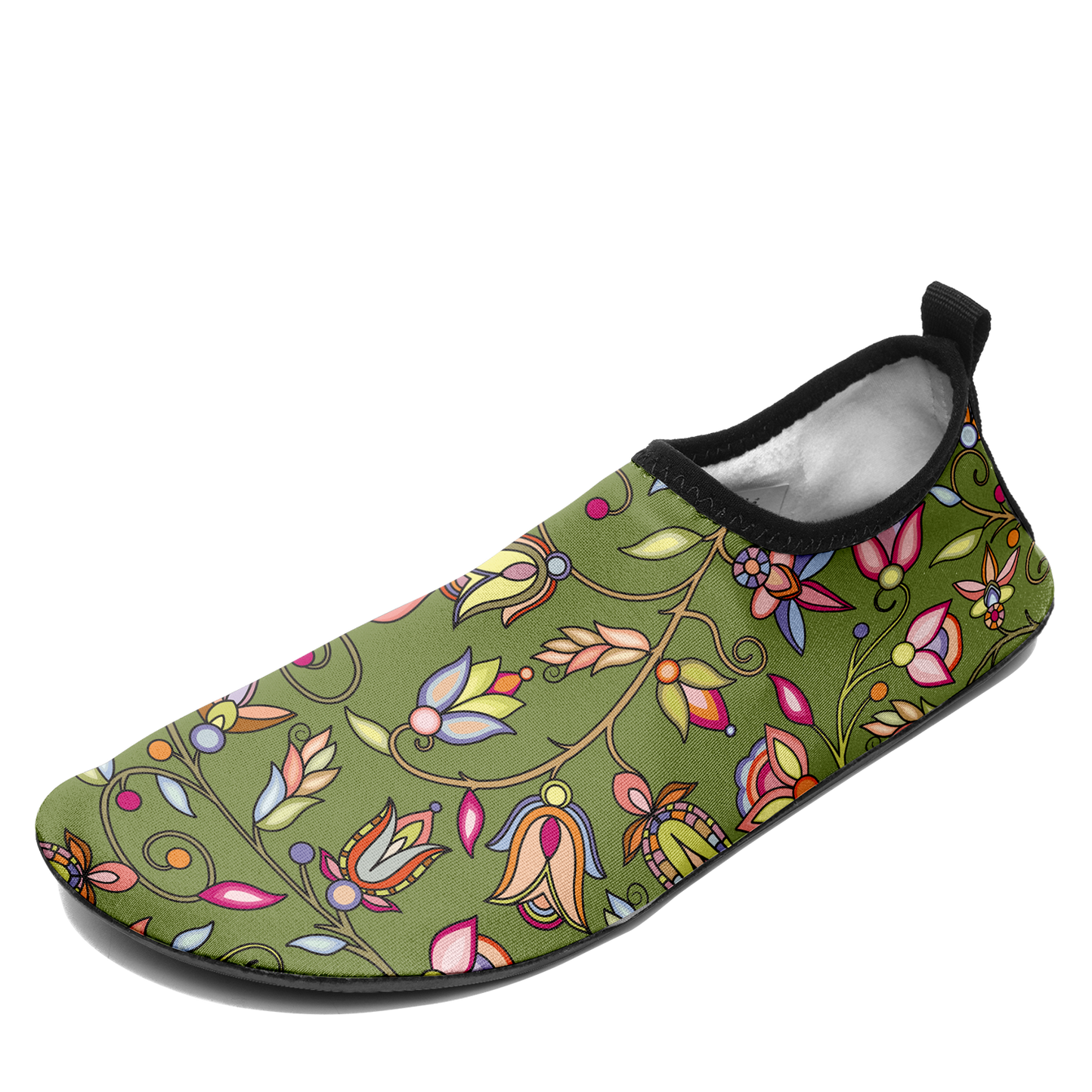 Buffalo Bloom Sage Kid's Sockamoccs Slip On Shoes