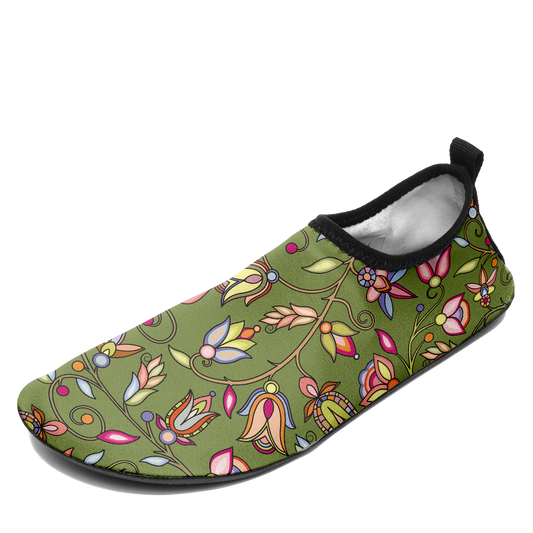 Buffalo Bloom Sage Kid's Sockamoccs Slip On Shoes