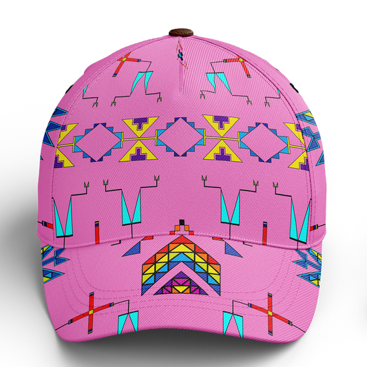 Rainy Chief Rainbow Blush Snapback Hat