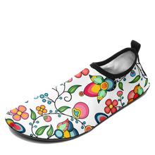 Load image into Gallery viewer, Floral Bounty White Sockamoccs
