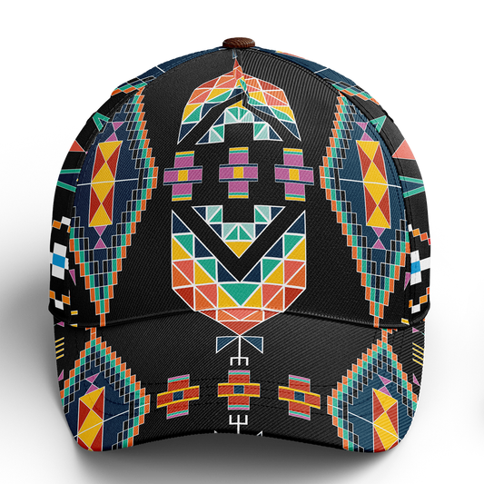 Travois Tipi Black Snapback Hat