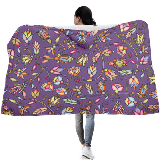 Buffalo Bloom Nightcloud Hooded Blanket