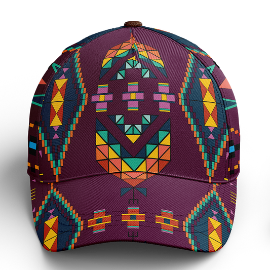 Travois Tipi Berry Snapback Hat