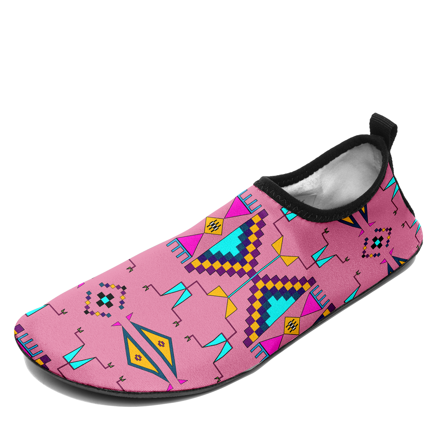 Rite of Passage Pink Kid's Sockamoccs Slip On Shoes