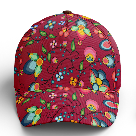 Floral Bounty Magenta Snapback Hat