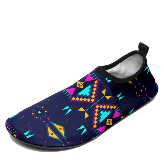 Rite of Passage Prairie Night Kid's Sockamoccs Slip On Shoes