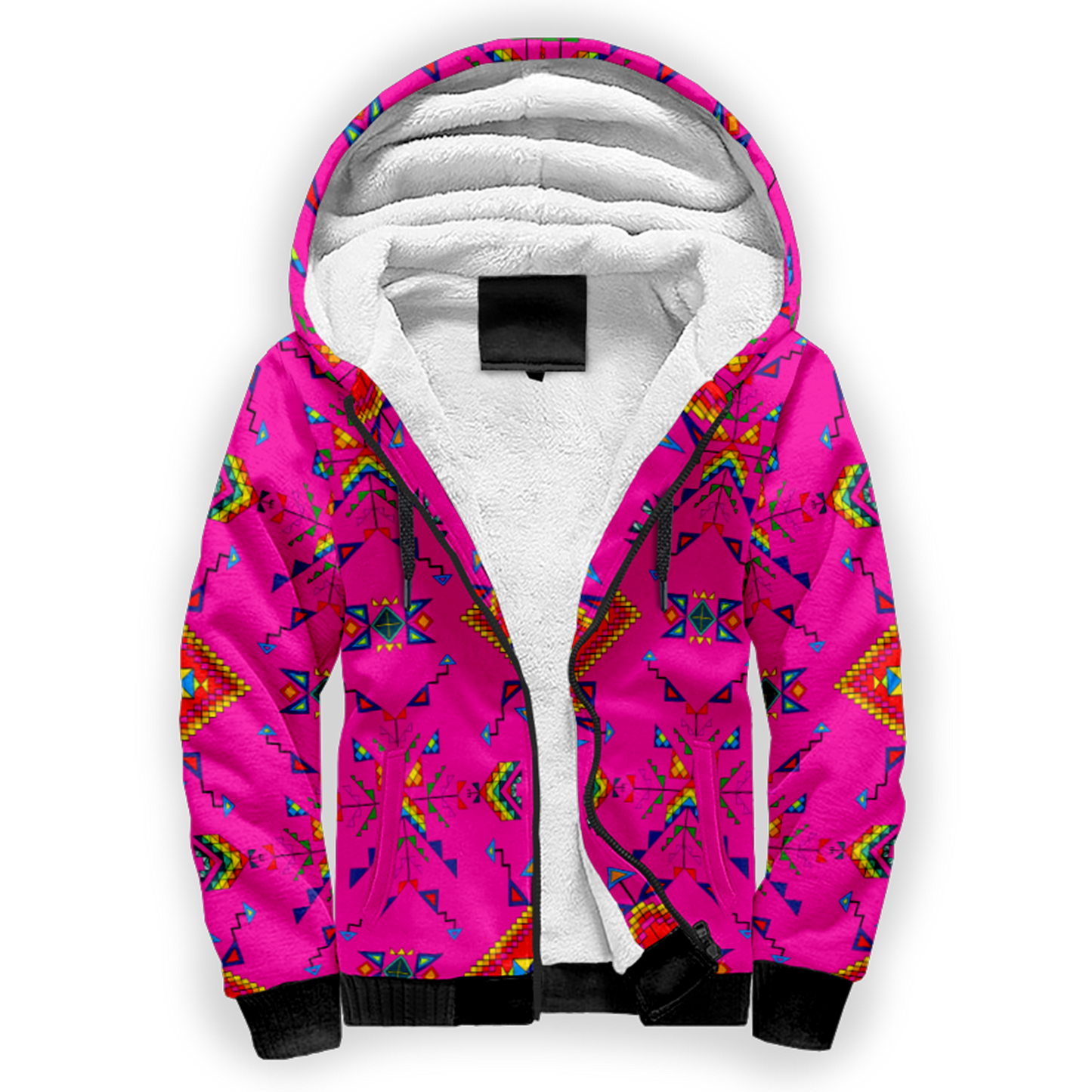 Buffalo Jump Pink Sherpa Hoodie