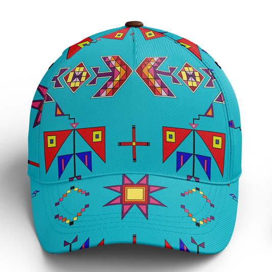 Scattered Generations Turquoise Snapback Hat