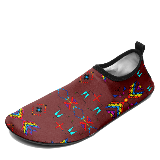 Rainy Chief Rainbow Earth Clay Kid's Sockamoccs Slip On Shoes