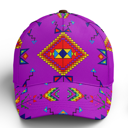 Buffalo Jump Purple Snapback Hat