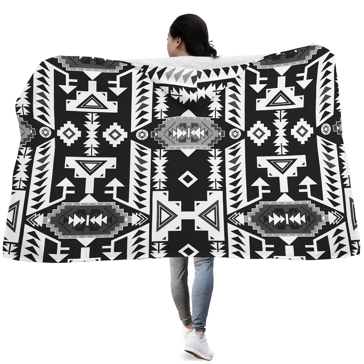 Chief Mountain Hooded Blanket