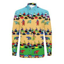 Load image into Gallery viewer, Bear Medicine Men&#39;s Long Sleeve Dress Shirt
