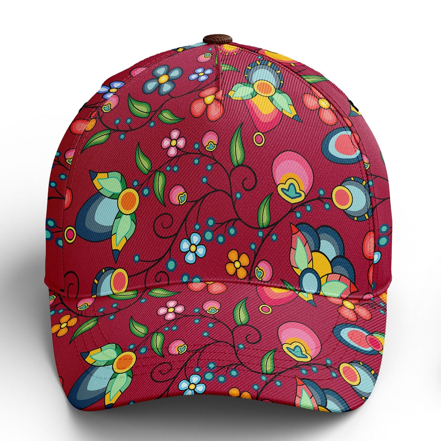 Floral Bounty Magenta Snapback Hat