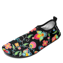 Load image into Gallery viewer, Floral Bounty Black Sockamoccs
