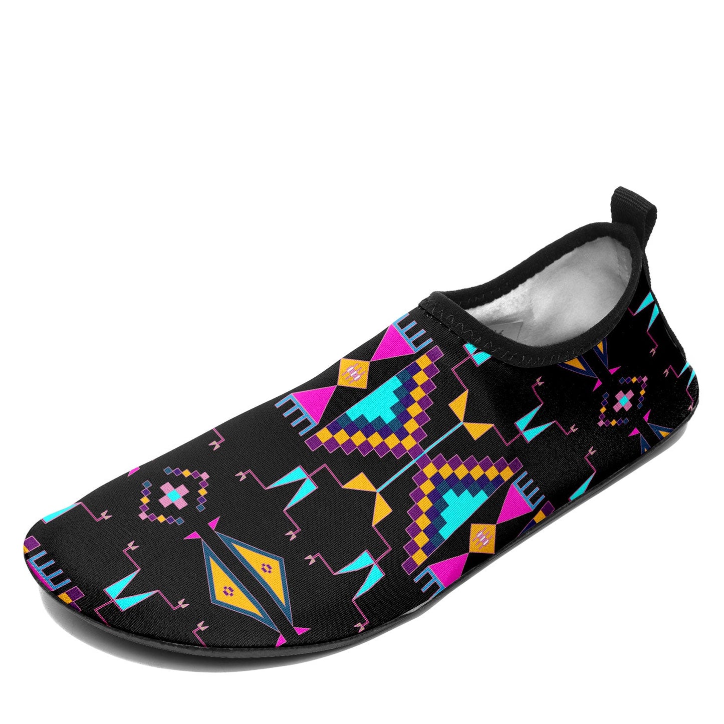 Rite of Passage Black Kid's Sockamoccs Slip On Shoes