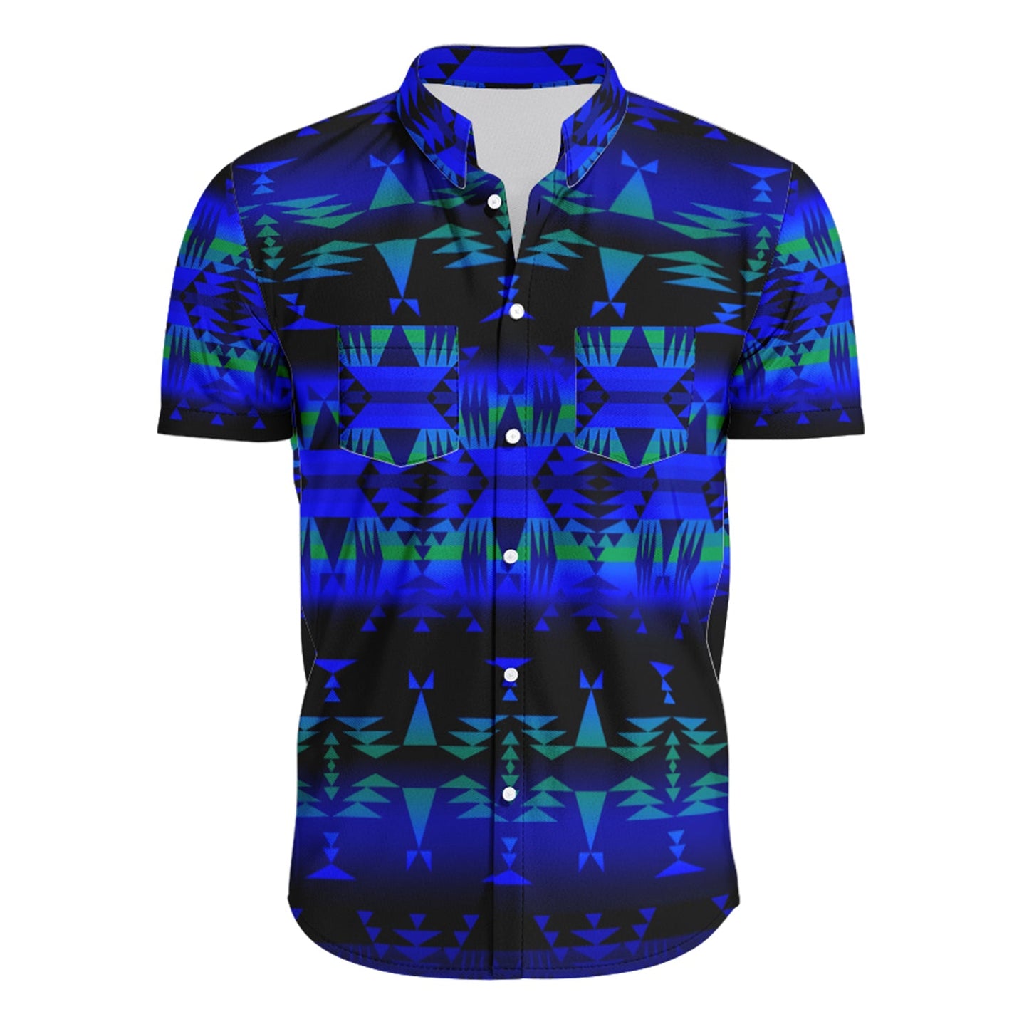 Between the Mountains Short Sleeve Button Up