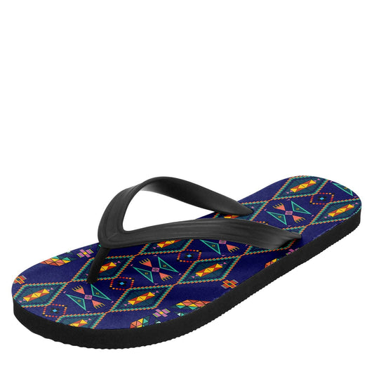 Travois Tipi Blue Flip Flops