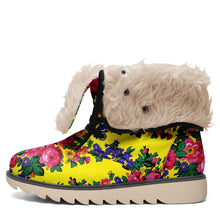 Load image into Gallery viewer, Kokum&#39;s Revenge Yellow Polar Winter Boots
