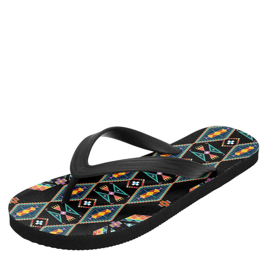 Travois Tipi Black Flip Flops