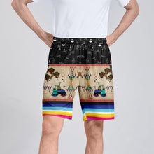 Load image into Gallery viewer, Buffalos Running Black Sky Athletic Shorts with Pockets
