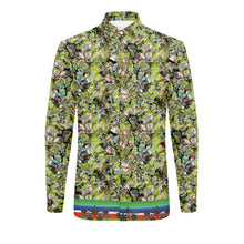 Load image into Gallery viewer, Culture in Nature Green Leaf Men&#39;s Long Sleeve Dress Shirt
