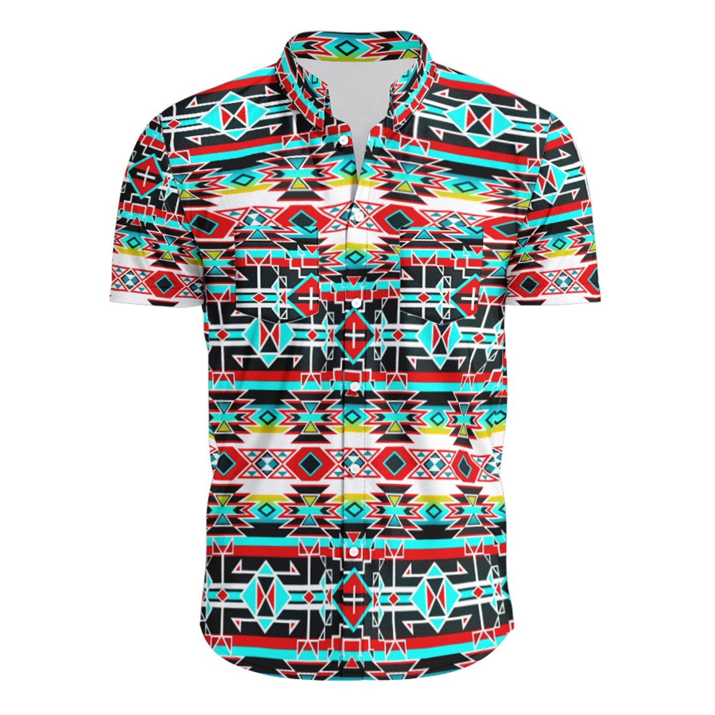 Force of Nature Short Sleeve Button Up