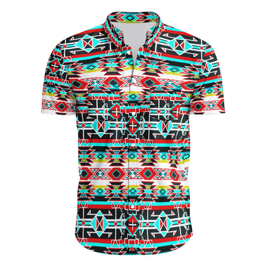 Force of Nature Short Sleeve Button Up