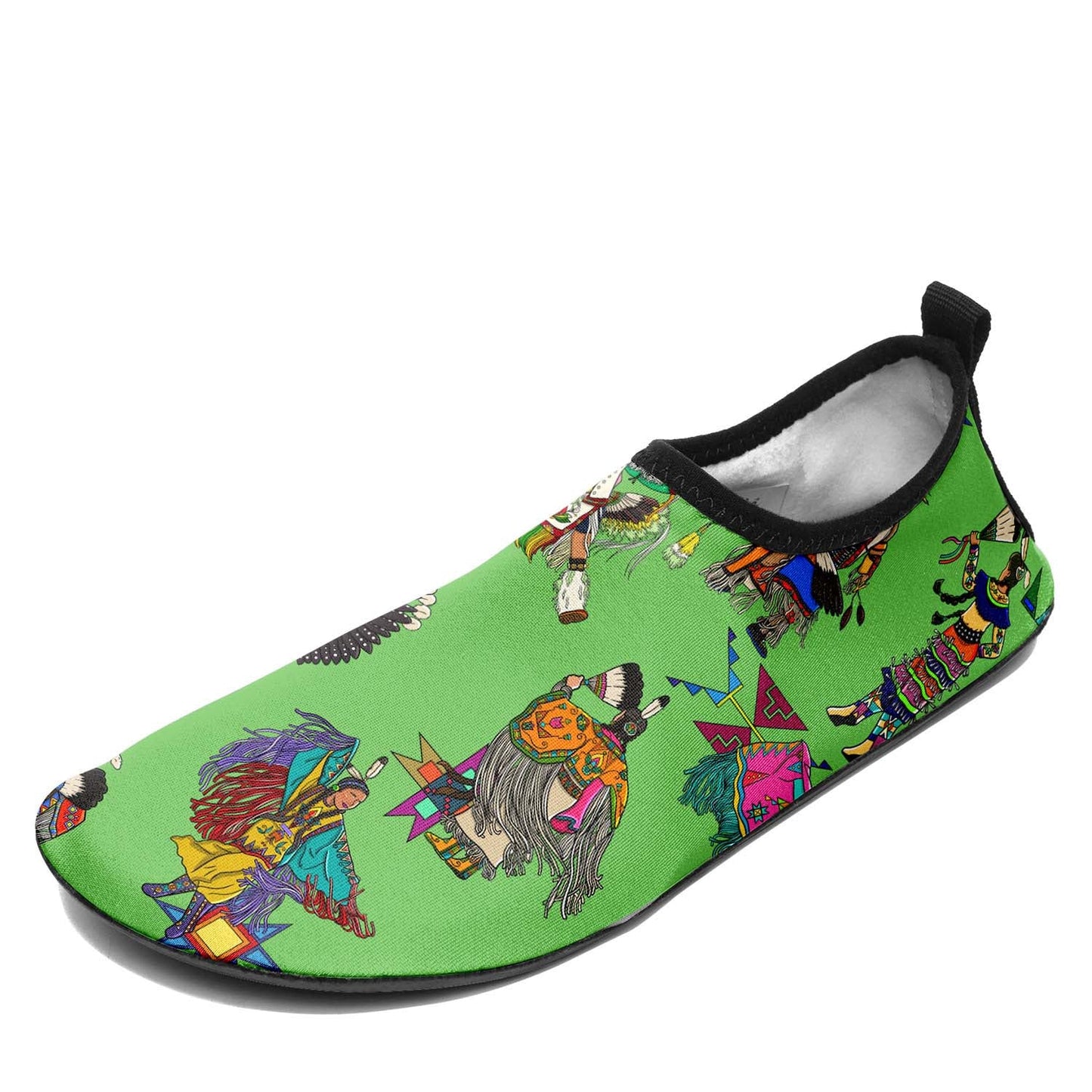 Grand Entry Dancers Grass Sockamoccs