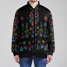 Load image into Gallery viewer, Dakota Diamond Memories Black Youth Zippered Collared Lightweight Jacket
