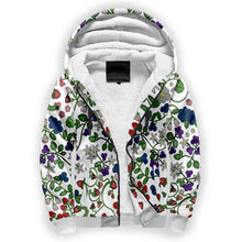 Load image into Gallery viewer, Grandmother Stories White Sherpa Hoodie
