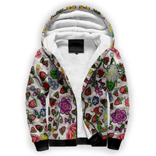 Load image into Gallery viewer, Berry Pop Bright Birch Sherpa Hoodie
