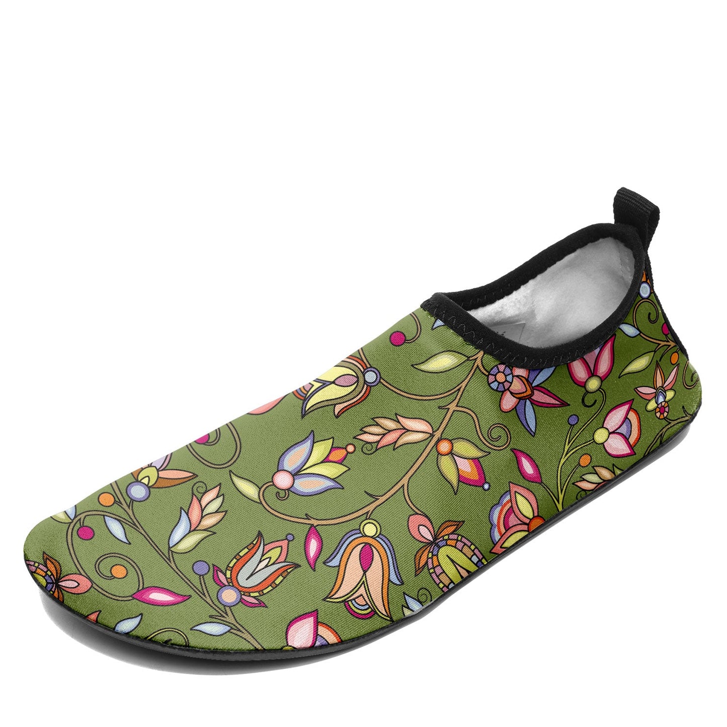 Buffalo Bloom Sage Kid's Sockamoccs Slip On Shoes